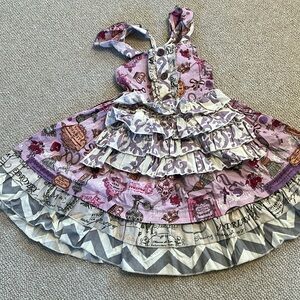 Mustard Pie Reagan Apron Dress size 4